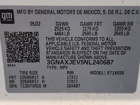 Used 2022 Chevrolet Equinox LT FWD image 33
