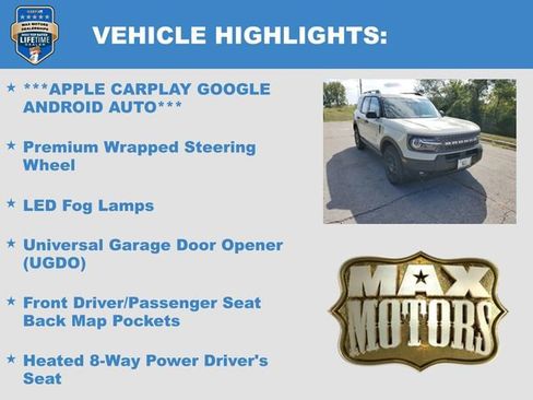 New 2025 Ford Bronco Sport Big Bend w/ Convenience Package AWD/4WD image 12