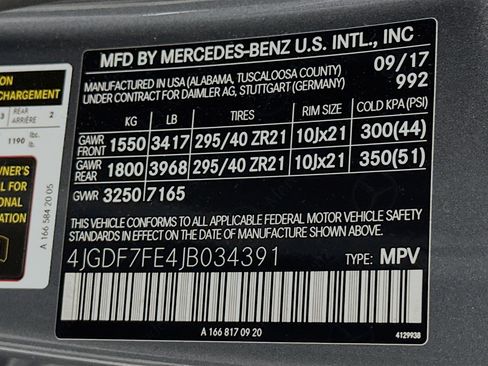 Used 2018 Mercedes-Benz GLS 63 AMG 4MATIC image 42