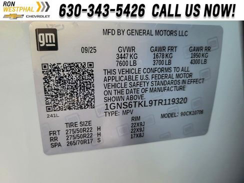 New 2026 Chevrolet Tahoe High Country w/ Sun And Tow Package image 24