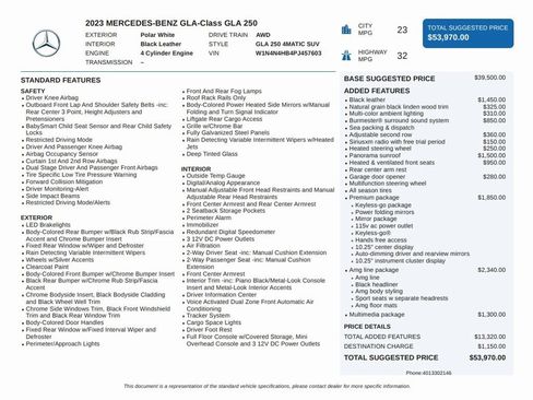 Used 2023 Mercedes-Benz GLA 250 4MATIC image 7