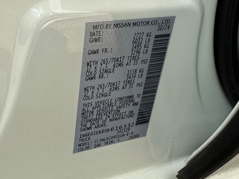 Certified 2025 Nissan Frontier PRO-4X w/ Pro Premium Package image 27