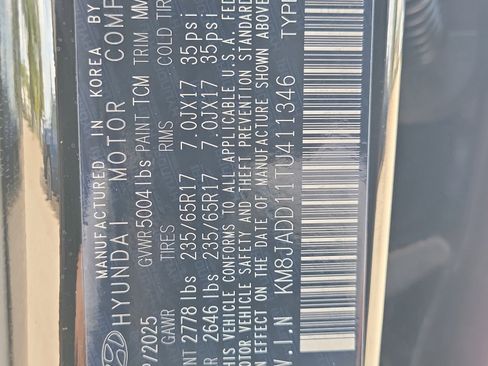 New 2026 Hyundai Tucson Blue SE image 16