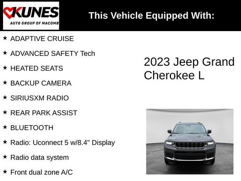 Used 2023 Jeep Grand Cherokee L Laredo AWD/4WD image 3