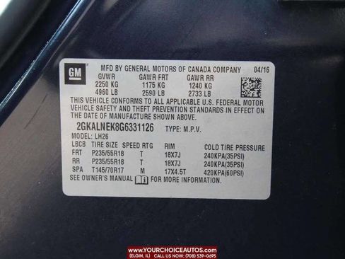 Used 2016 GMC Terrain SLE w/ Chrome Edition image 22