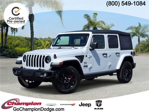 Certified 2023 Jeep Wrangler Unlimited Sport AWD/4WD image 1