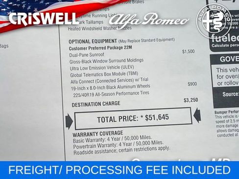 New 2025 Alfa Romeo Giulia AWD image 50