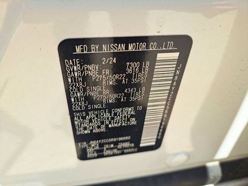 Certified 2024 Nissan Armada Platinum w/ Cargo Package image 32