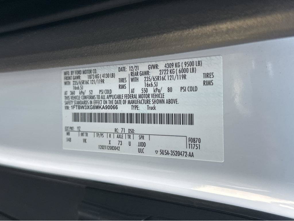 Used 2021 Ford Transit 350 148 High Roof Extended w/ Load Area Protection Package RWD image 45