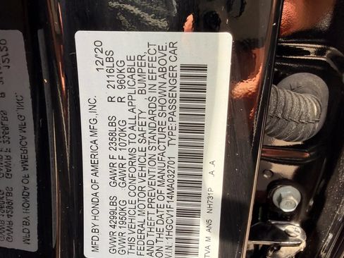 Used 2021 Honda Accord LX image 42