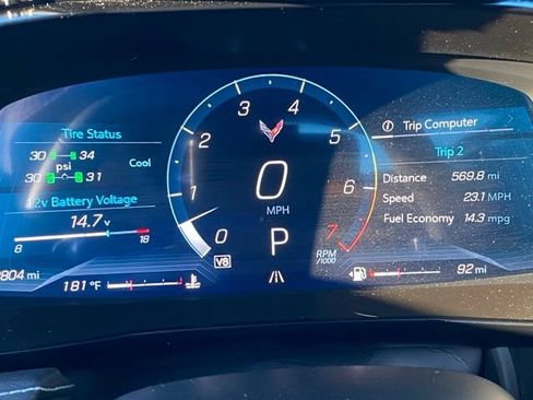Used 2024 Chevrolet Corvette Stingray Preferred Cpe w/ Z51 Performance Package RWD image 23