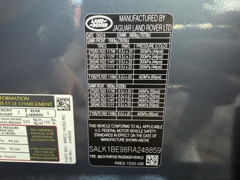 Used 2024 Land Rover Range Rover Long Wheelbase Autobiography image 65