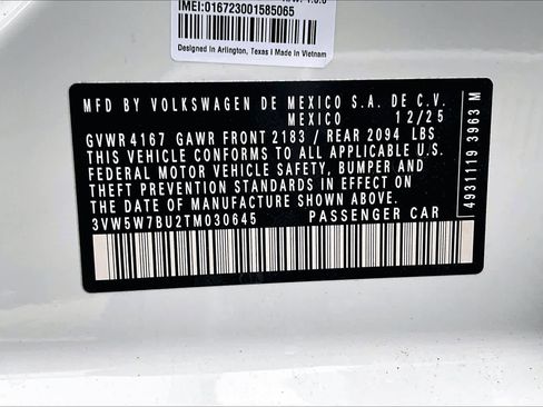 New 2026 Volkswagen Jetta S image 19