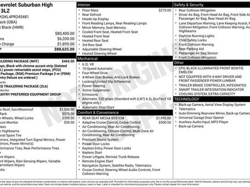 Certified 2023 Chevrolet Suburban High Country w/ Max Trailering Package image 2