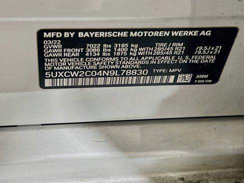 Used 2022 BMW X7 xDrive40i w/ Premium Package AWD/4WD image 33
