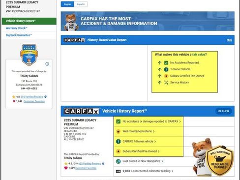Certified 2025 Subaru Legacy Premium image 12