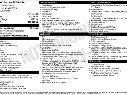 Used 2015 GMC Terrain SLT w/ Open Road Package image 3