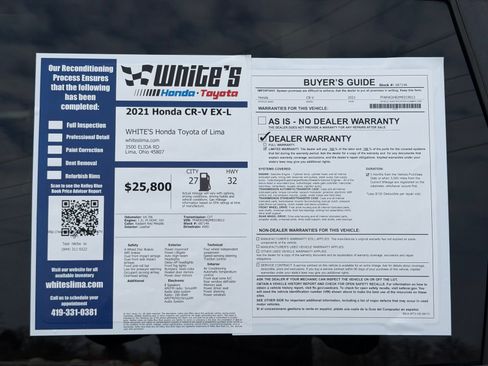 Used 2021 Honda CR-V EX-L image 34