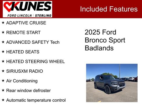 Used 2025 Ford Bronco Sport Badlands AWD/4WD image 2