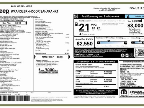 Certified 2024 Jeep Wrangler Sahara image 4