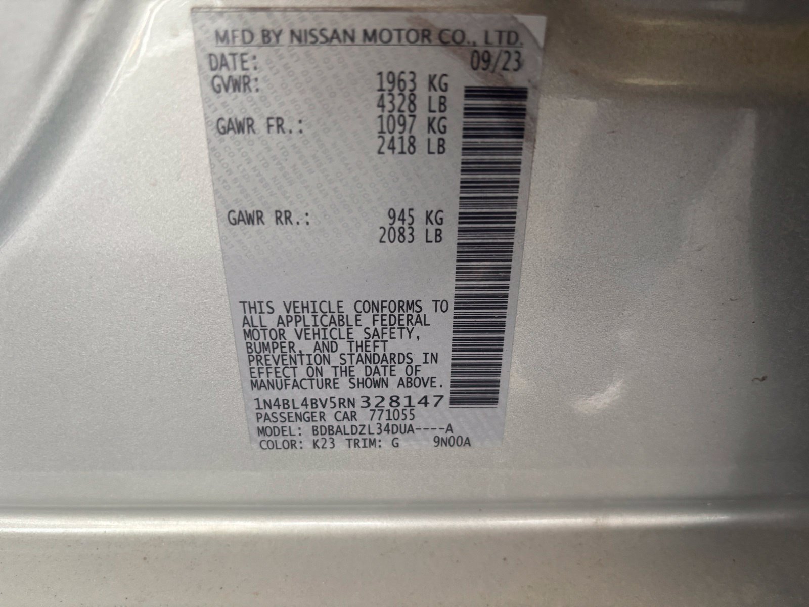 Used 2024 Nissan Altima 2.5 S FWD image 14