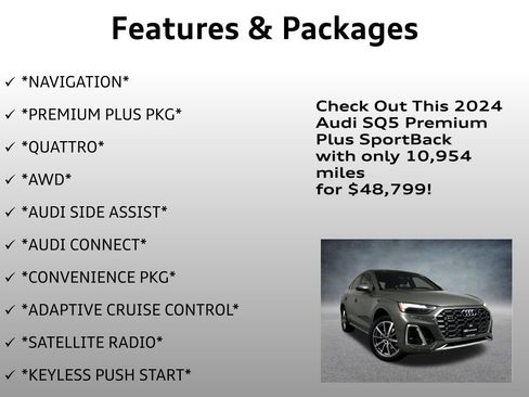 Used 2024 Audi SQ5 Premium Plus w/ Premium Plus Package image 4