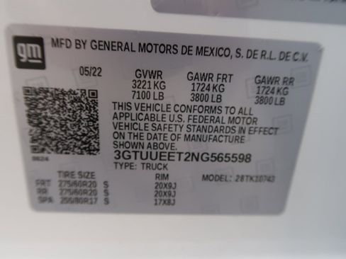 Certified 2022 GMC Sierra 1500 AT4 w/ AT4 Premium Package image 45