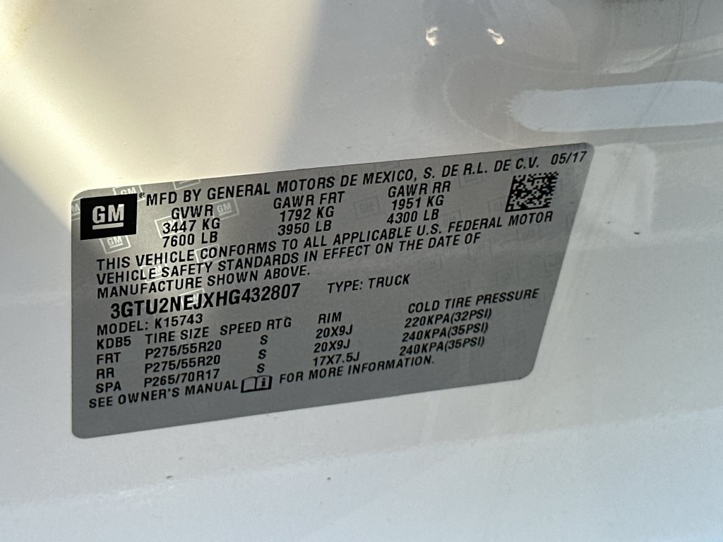 Used 2017 GMC Sierra 1500 SLT AWD/4WD image 27