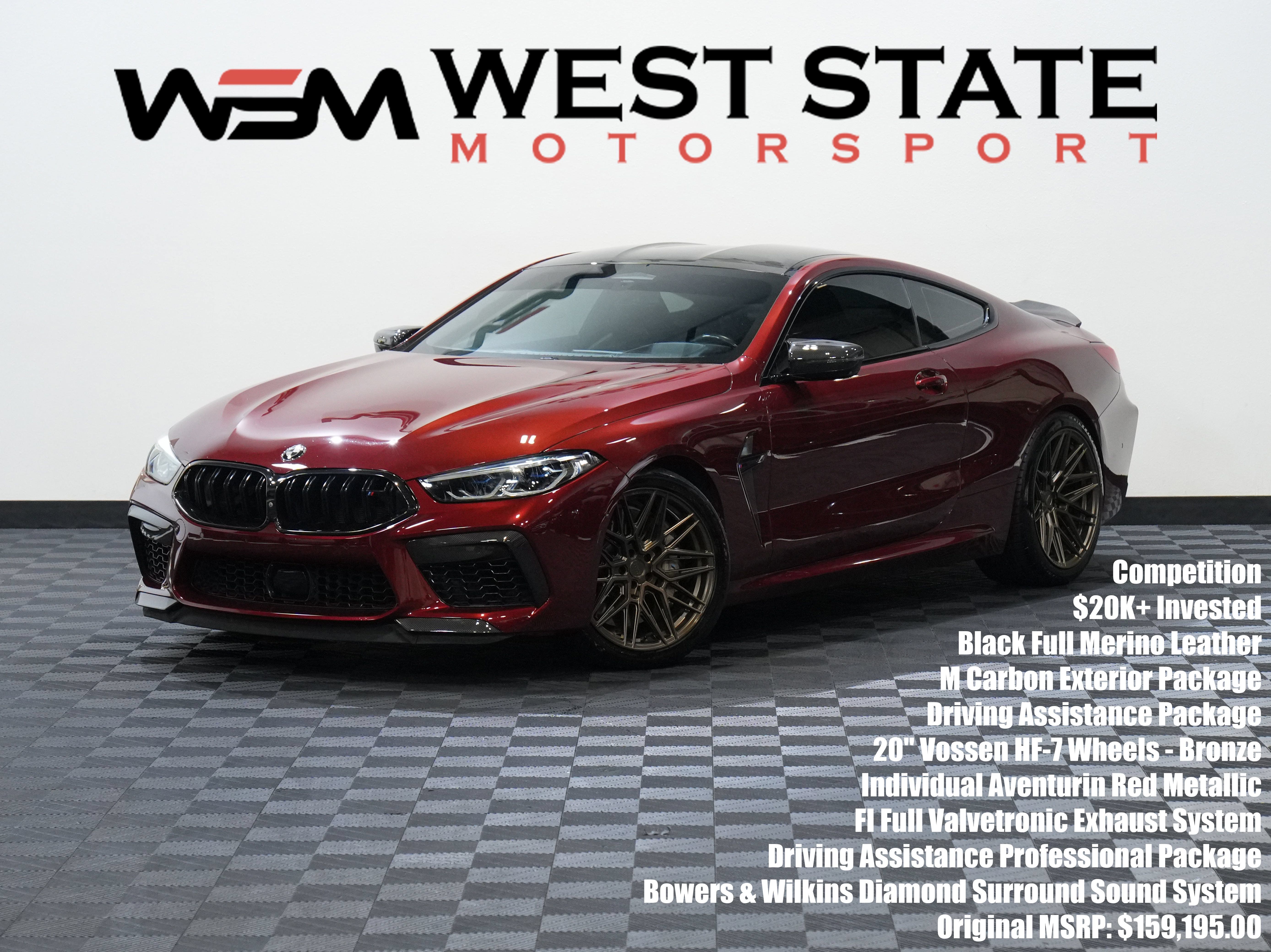 Used 2020 BMW M8 Competition AWD/4WD image 1