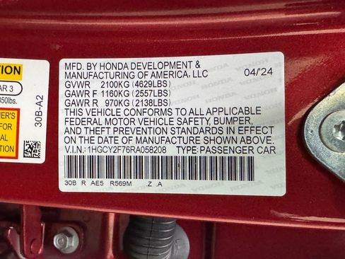 Used 2024 Honda Accord Sport image 11