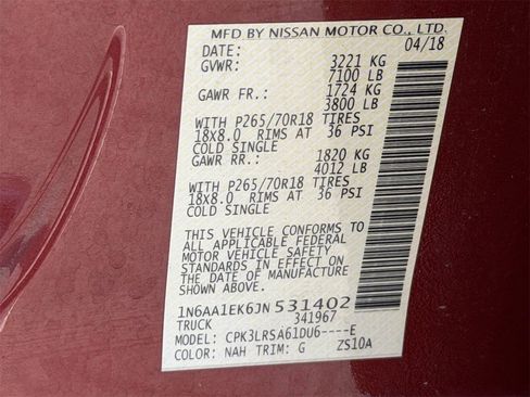 Used 2018 Nissan Titan S image 29