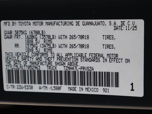 Used 2026 Toyota Tacoma TRD Pro AWD/4WD image 17