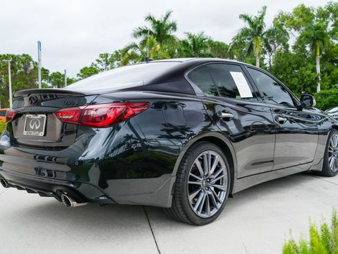 Used 2023 INFINITI Q50 Red Sport 400 w/ Black Opal Edition image 25