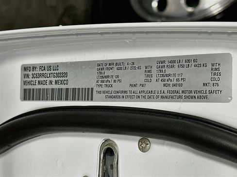 New 2026 RAM 3500 Tradesman AWD/4WD image 18
