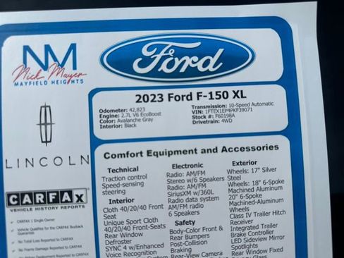 Used 2023 Ford F150 XL w/ STX Appearance Package image 39