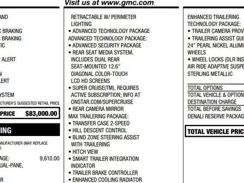 Certified 2025 GMC Yukon XL Denali w/ Denali Reserve Package AWD/4WD image 2