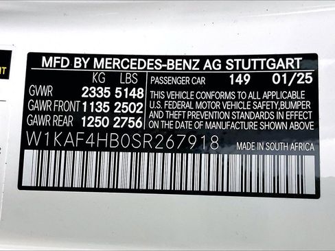 New 2025 Mercedes-Benz C 300 4MATIC Sedan image 18