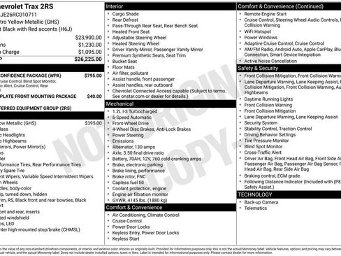 Used 2024 Chevrolet Trax RS w/ Driver Confidence Package image 7