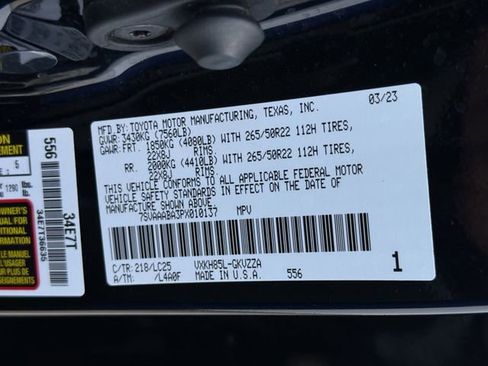 Used 2023 Toyota Sequoia Capstone image 38