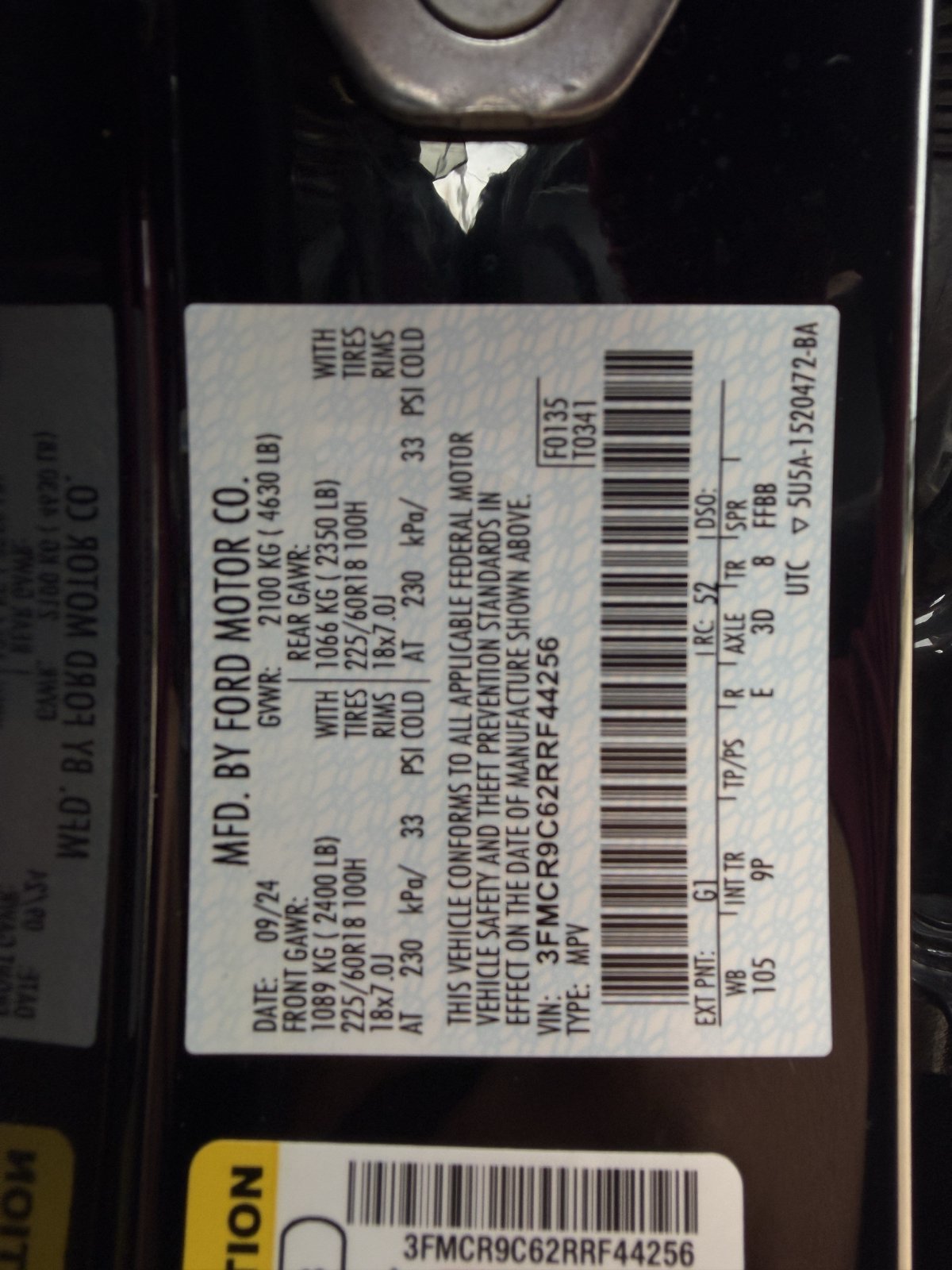 Used 2024 Ford Bronco Sport Outer Banks AWD/4WD image 28