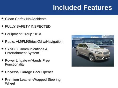 Used 2020 Lincoln Nautilus FWD w/ Equipment Group 101A image 5