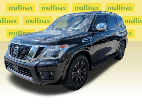 Used 2019 Nissan Armada Platinum w/ Captain's Chairs Package image 2