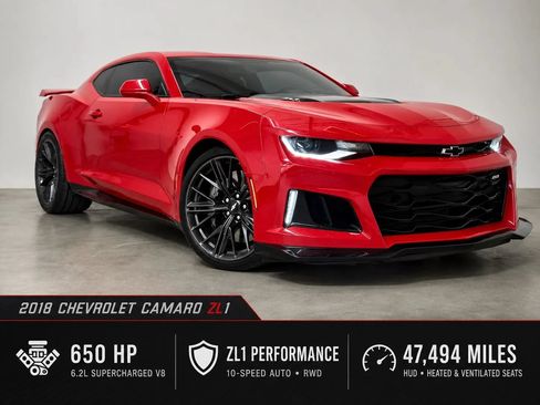 Used 2018 Chevrolet Camaro ZL1 RWD image 1
