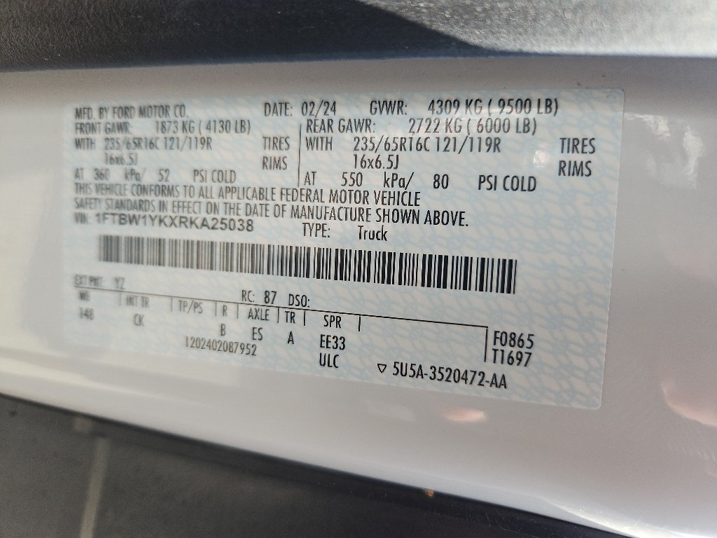 Used 2024 Ford E-Transit Low Roof RWD image 25