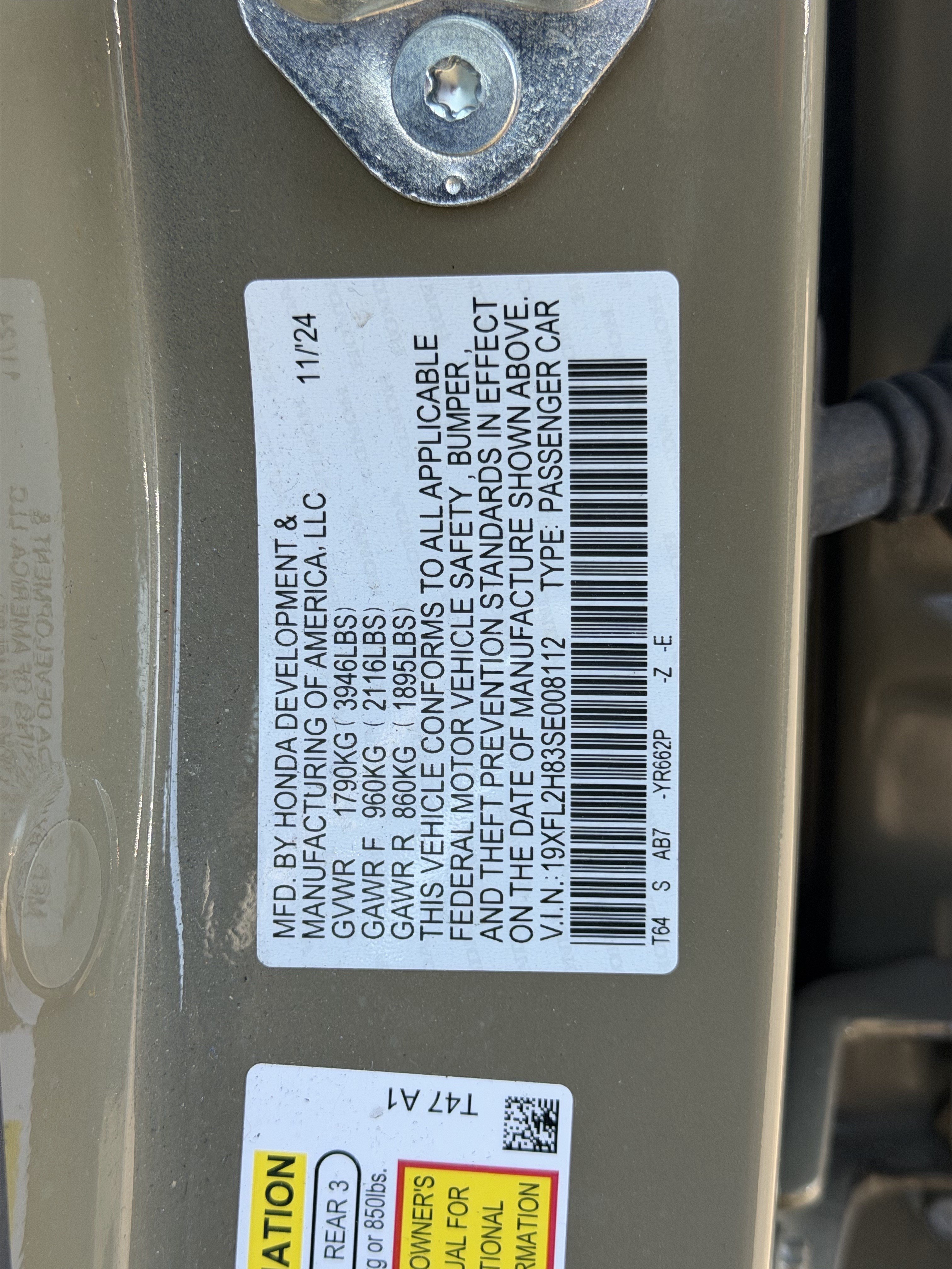 Used 2025 Honda Civic Sport image 16