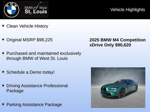 Used 2025 BMW M4 xDrive Competition image 8