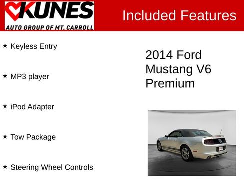 Used 2014 Ford Mustang Premium w/ Comfort Package RWD image 3