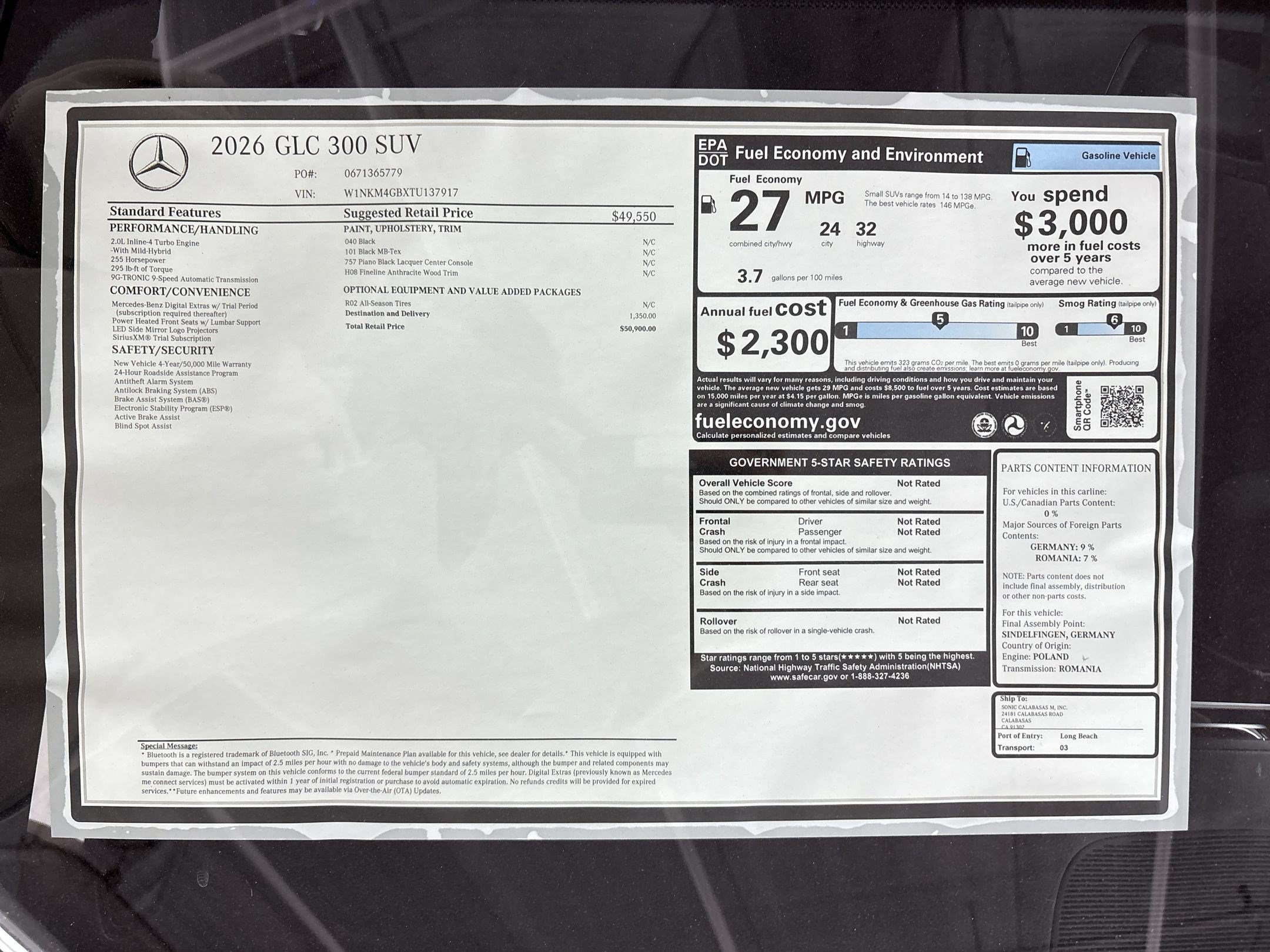 Certified 2026 Mercedes-Benz GLC 300 image 31