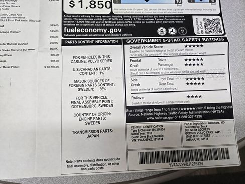 Used 2018 Volvo XC90 T6 Momentum w/ Convenience Package image 70