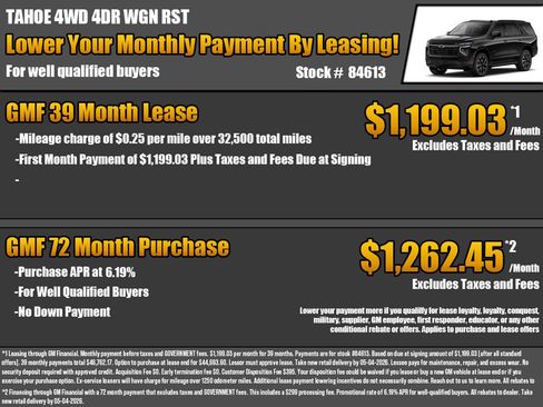 New 2026 Chevrolet Tahoe RST w/ Comfort Package AWD/4WD image 2